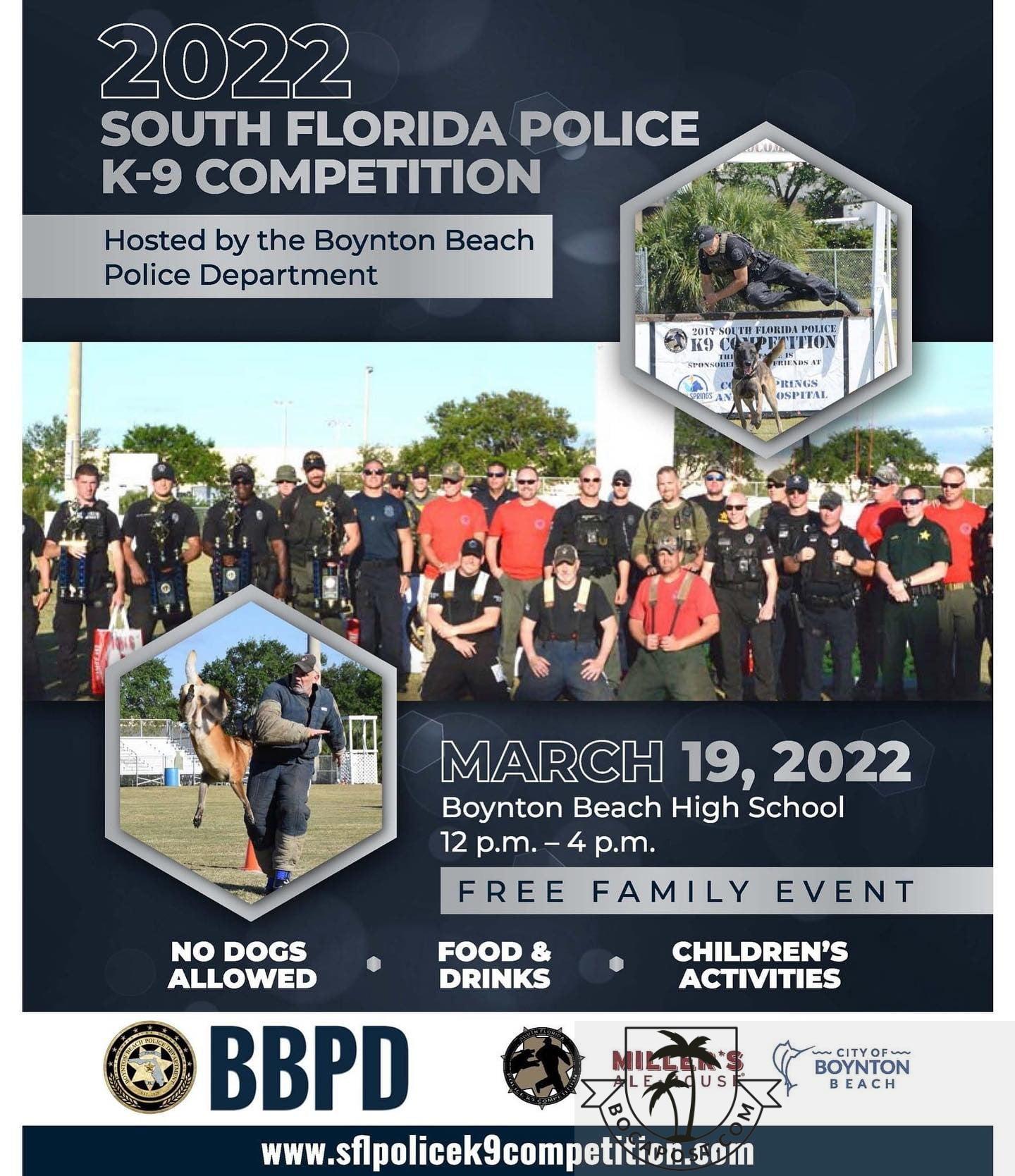 THIS WEEKEND: 2022 South Florida Police K-9 Competition In Boynton Beach