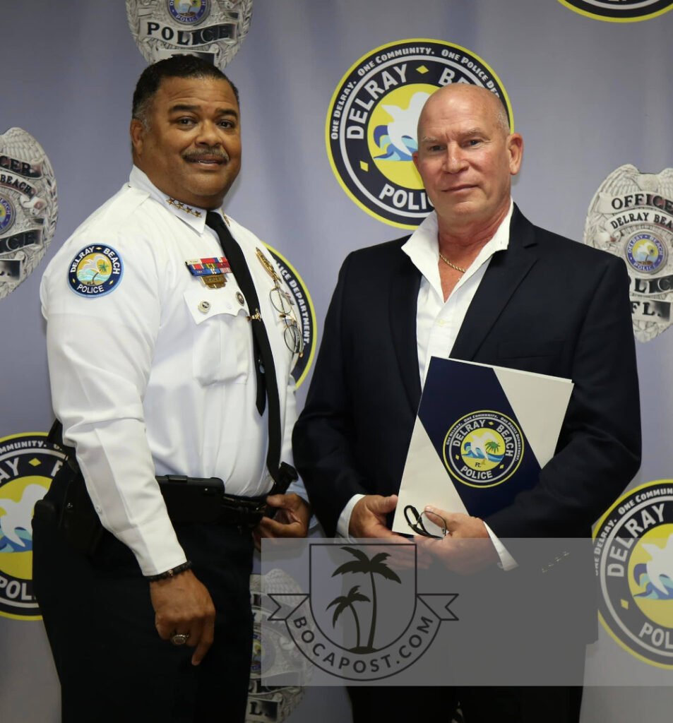 Leonard James Honored A Hero For Assisting Police In Capturing A Delray Beach Bank Robber