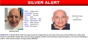 Silver Alert - Missing 80-Year-Old Lake Worth Man - Angelo Rivera