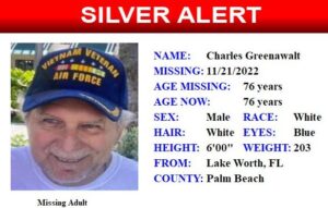 Charles Greenawalt Of Lake Worth Missing
