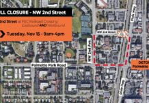 ROAD CLOSED TODAY: NE 2nd Street In Boca Raton ROAD CLOSED TODAY - NE 2nd Street In Boca Raton