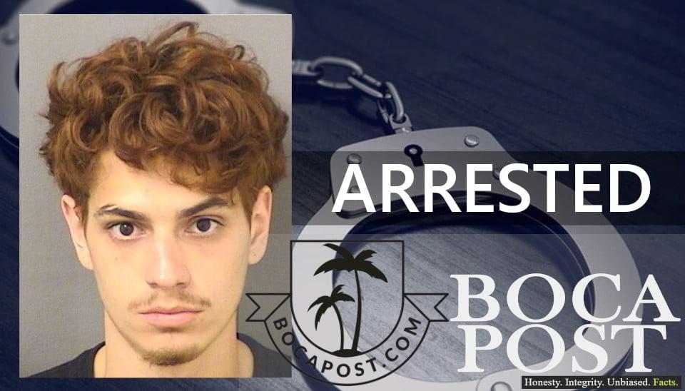 Boca Man Arrested For Car Burglaries In West Boca, More - Jordan Carvajal