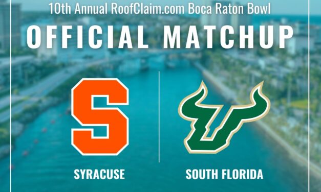 Announced: USF VS Syracuse In Boca Raton Bowl 2023