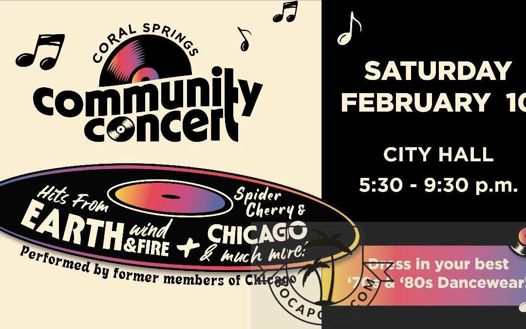 FREE CONCERT: Let’s Groove! A Coral Springs Community Concert