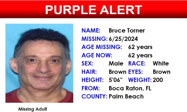 PURPLE ALERT: 62-Year-Old Boca Raton Man Missing