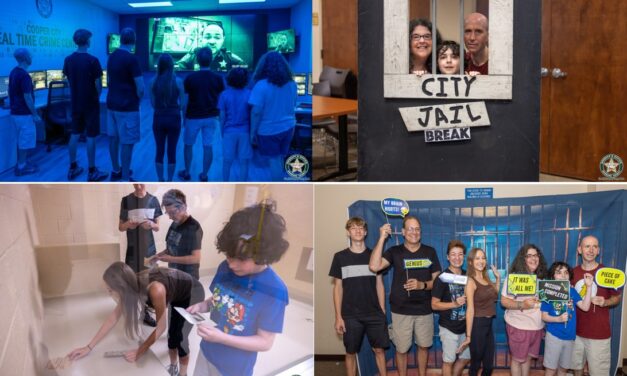 Bso Cooper City District Helped Residents To…Break Out Of Jail!  Cooper City Celebrates National Night Out With Exciting Escape Room Adventure