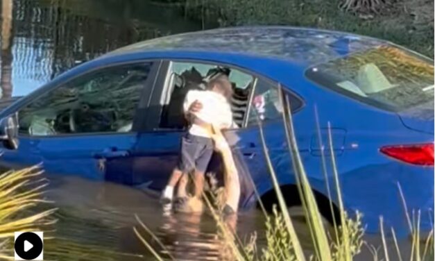 Bso Pompano Beach Deputy Rescues Grandmother & Grandaughter After Their Car Plunged Into A Canal; Weeks Later They Reunite
