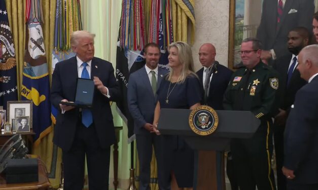 President Trump Honors Fallen PBSO Deputies With First-Ever Medal of Sacrifice