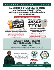 Bso Operation Medicine Cabinet And Shred-A-Thon Event In Sunrise - Boca Post