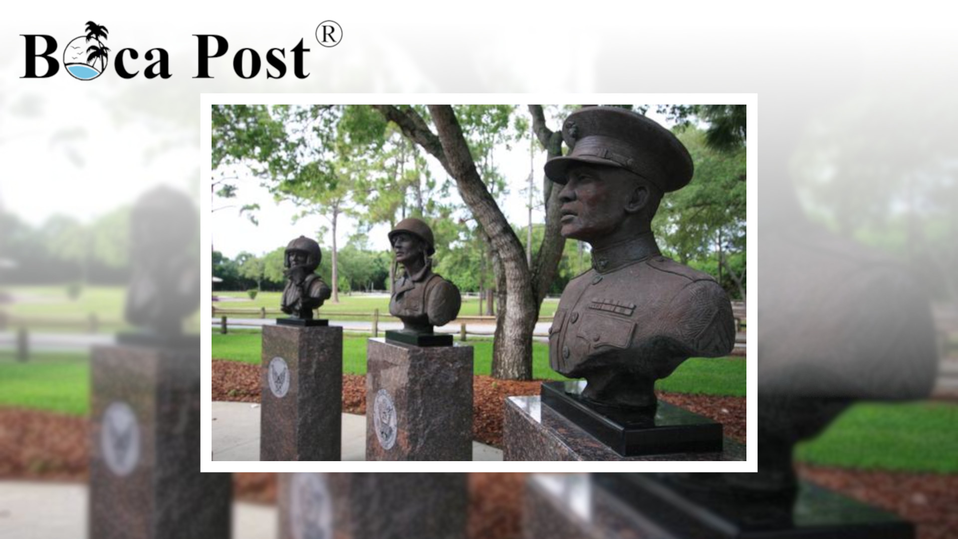 Veterans Day Ceremony at Veteran’s Memorial Park In West Boca