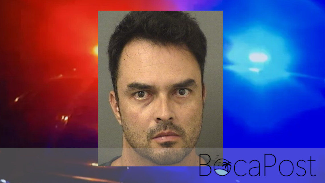 POLICE: Boca Man Crashes Cadillac, Reaches for Drink, Hits Gas When Asked to Park