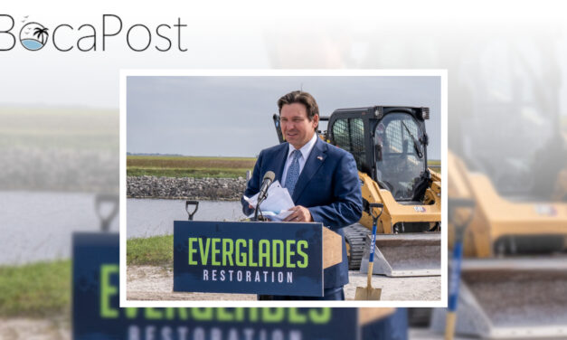 DeSantis Breaks Ground On Massive Everglades Pump Station In Western Palm Beach County