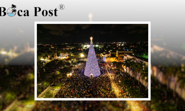 Delray Beach 100-Foot Christmas Tree Lighting to Shut Down Atlantic Avenue Tuesday Night