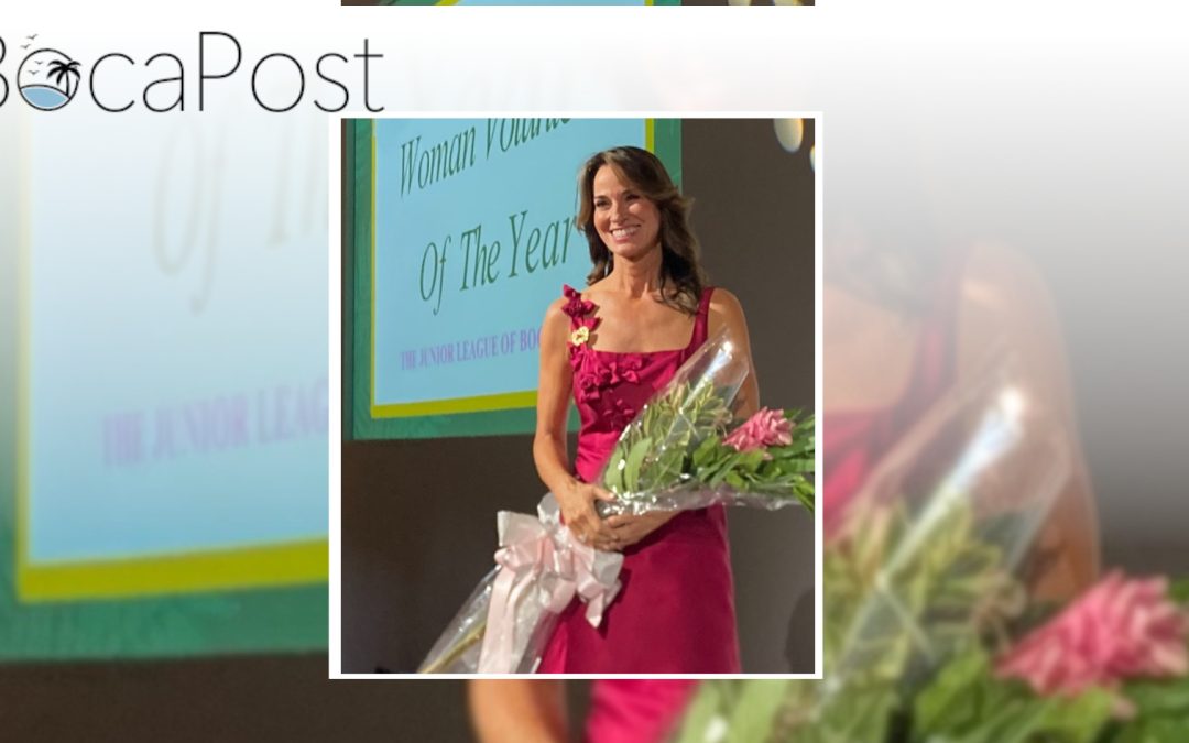 Junior League Of Boca Raton Names Jeannine Morris 2025 Woman Volunteer of the Year