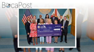 U.s. Representative Sheila Cherfilus-Mccormick Presented The Board Of Commissioners With A Community Project Funding Check For $2.25 Million For Affordable Workforce Housing.