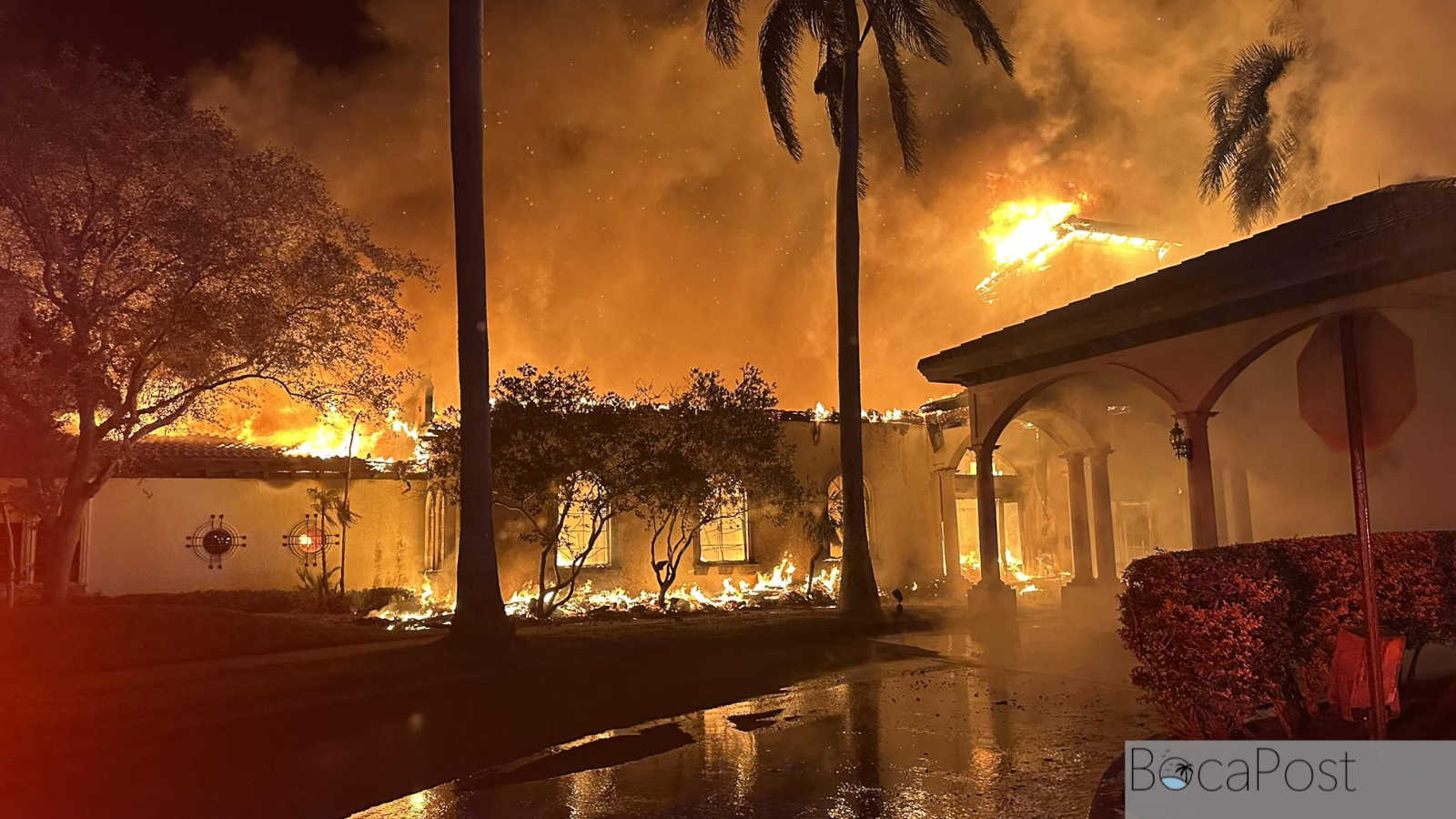 Abandoned Building Burns In Heron Bay Area; Cause Under Investigation