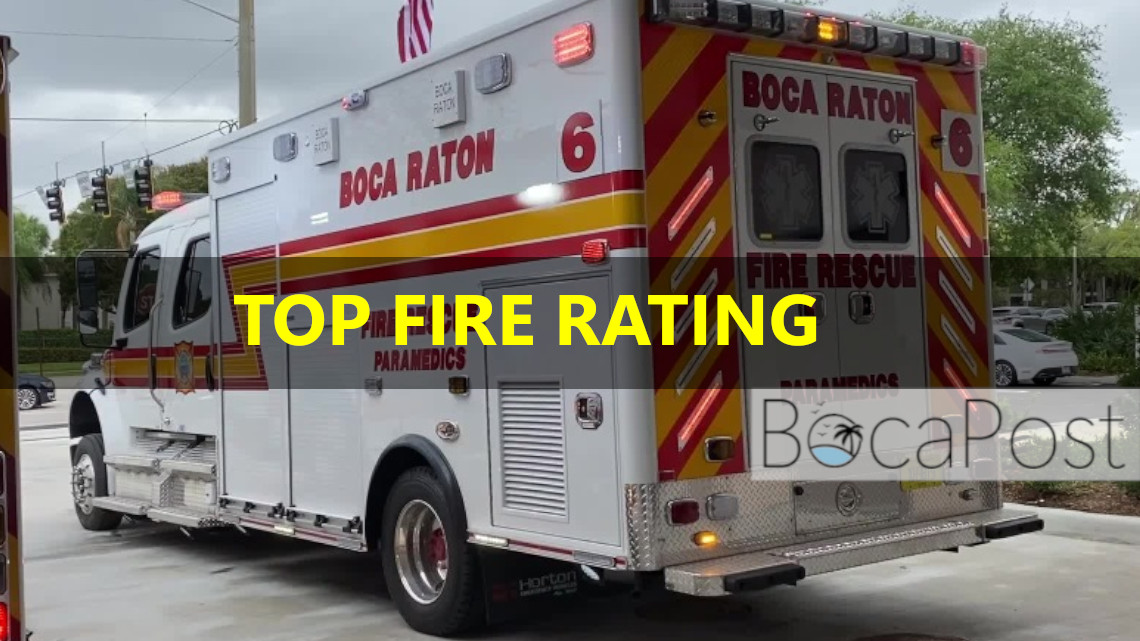 Boca Raton Fire Rescue Keeps Top Iso Class 1 Rating