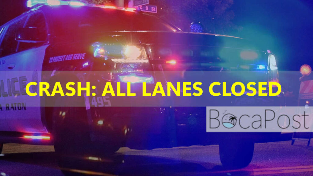 Crash Closes Dixie Highway Lanes Near Palmetto Park Road