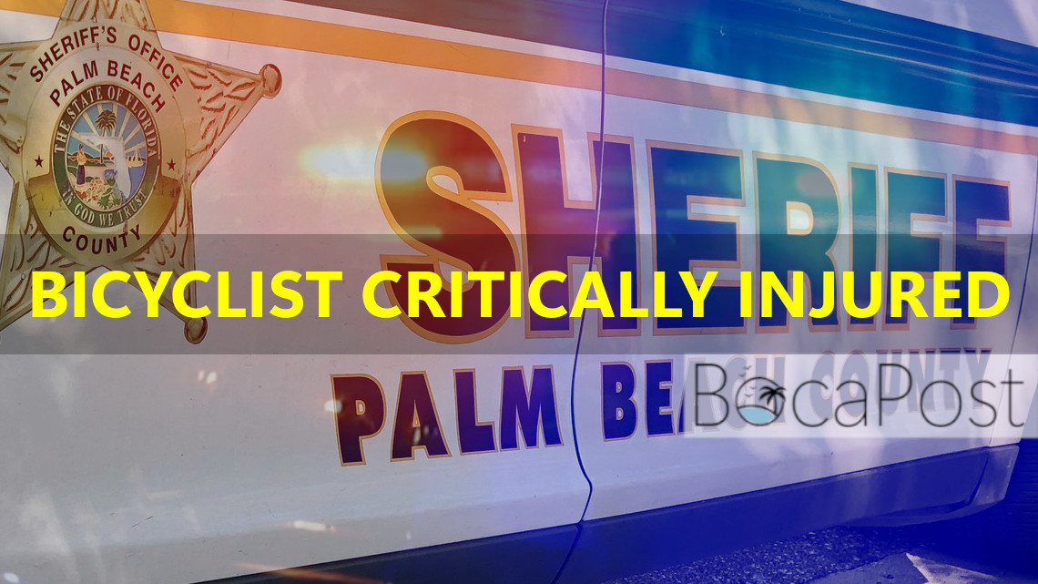 Hit-And-Run Crash Leaves Bicyclist Critically Injured On Davis Road In Lake Worth