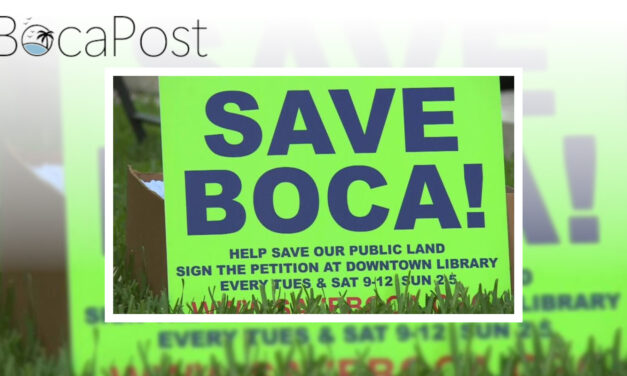 NEW LAWSUIT: SAVE BOCA Sues Boca Raton Over Ballot Placement of Land Referendum