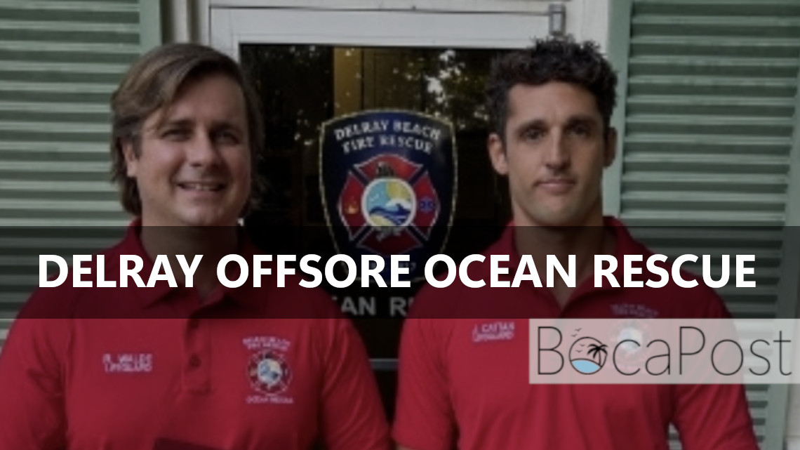 Lifeguards Pull Sailor From Open Water After Catamaran Capsizes Off Delray Beach