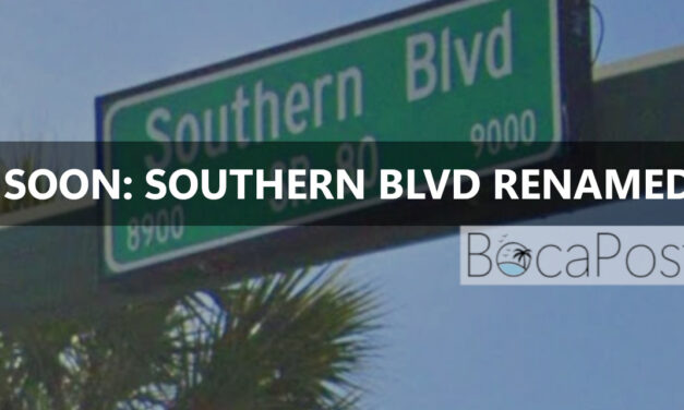 Parts Of Southern Boulevard To Become “President Donald J. Trump Boulevard”, “PBSO Motorman Highway”