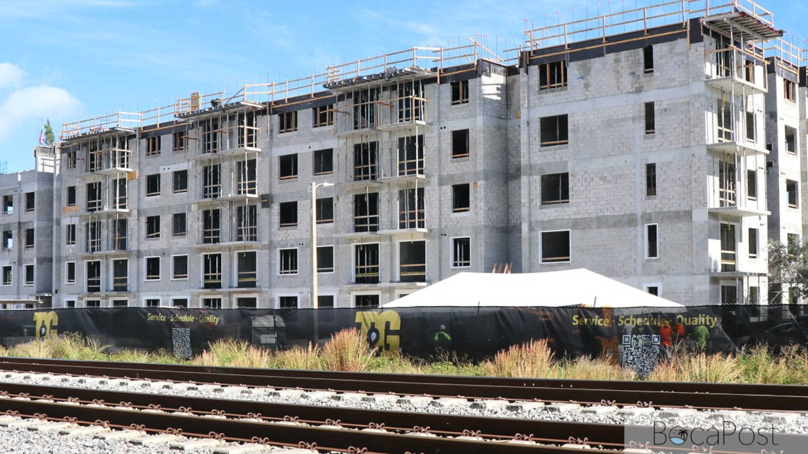 Lake Worth Station Rises on North G Street With 91 Apartments, Including Workforce Units