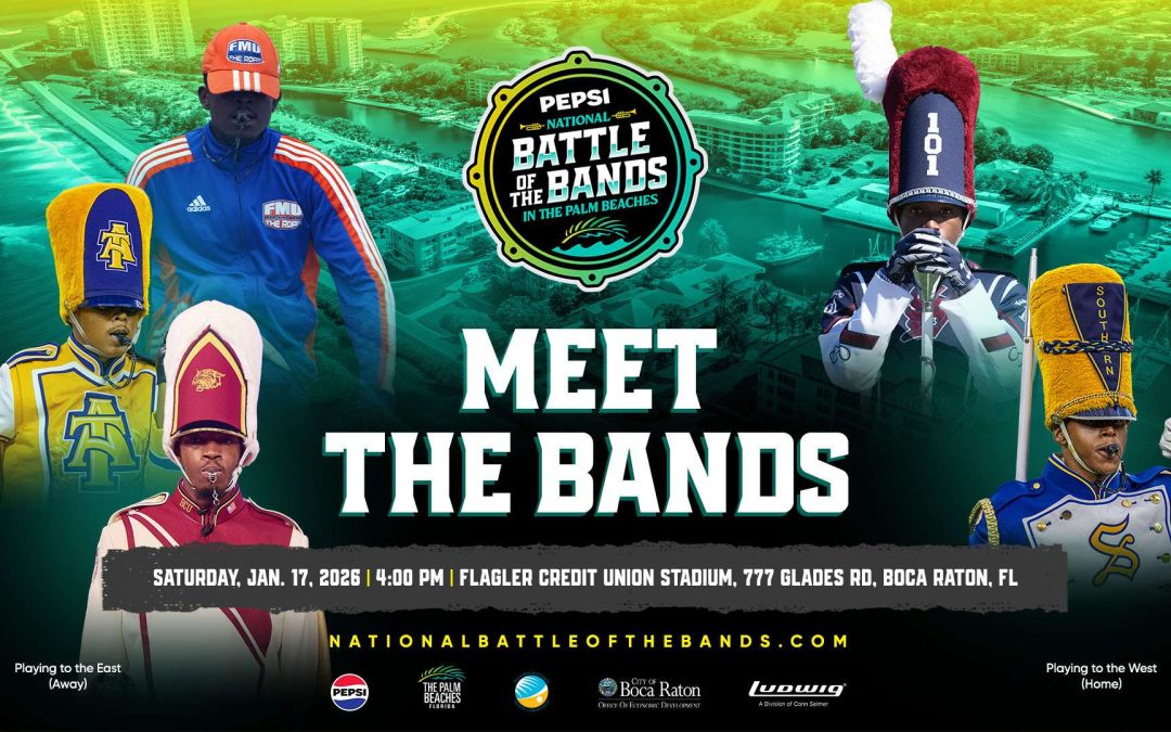 National Battle of the Bands Brings Free Fan Events and Ticketed HBCU Showcase to Boca Raton