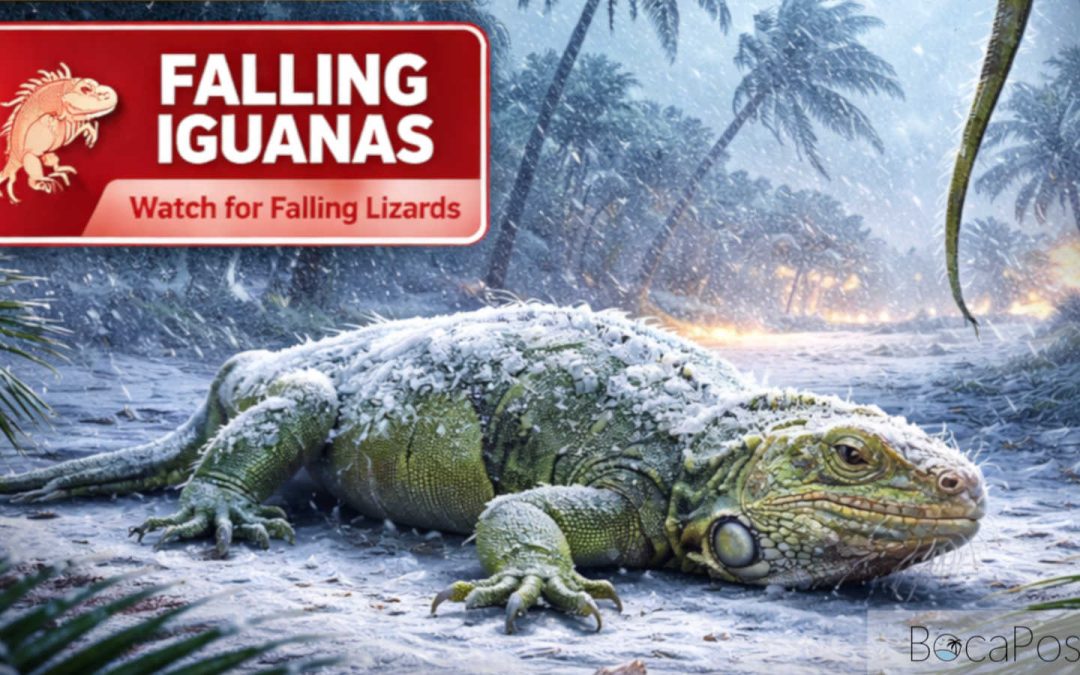 WEATHER ALERT: Freeze Warning Issued for Boca Raton; Extreme Cold May Cause Iguanas to Fall From Trees