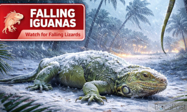 WEATHER ALERT: Freeze Warning Issued for Boca Raton; Extreme Cold May Cause Iguanas to Fall From Trees