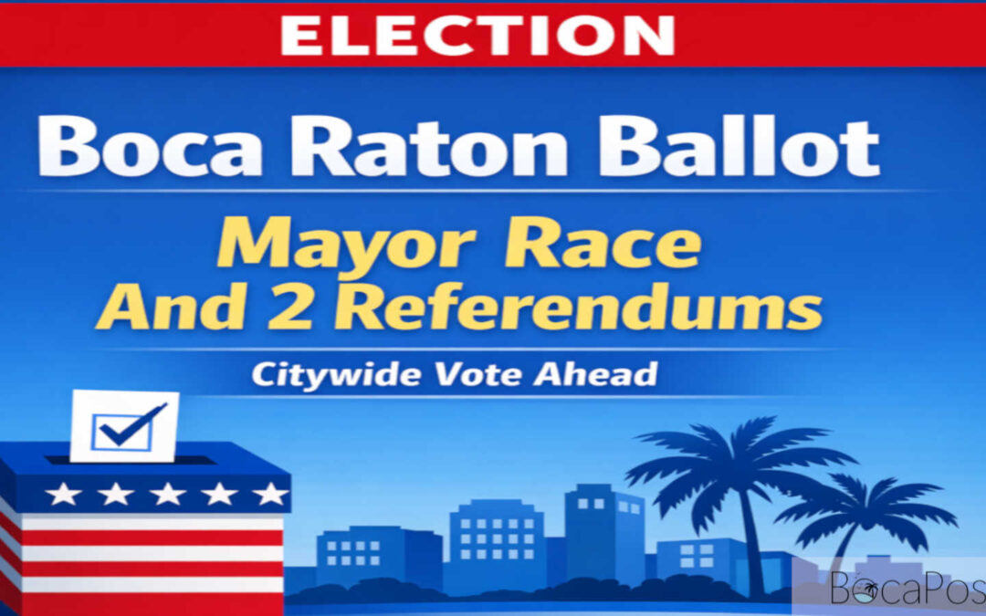 Boca Raton’s March 10 Election Puts Mayor, 3 Council Seats, $175M Police Hq Bond On Ballot