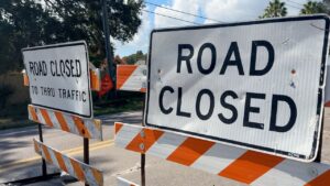Emergency Repair, Lane Closure On Dixie Highway In Deerfield Beach