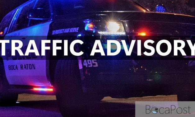 Southbound Lanes Closed at Se Mizner Boulevard and Se 1st Street After Crash