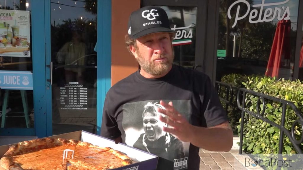 Barstool’s Dave Portnoy Reviews Boca Raton’s Peter’s Pizzeria