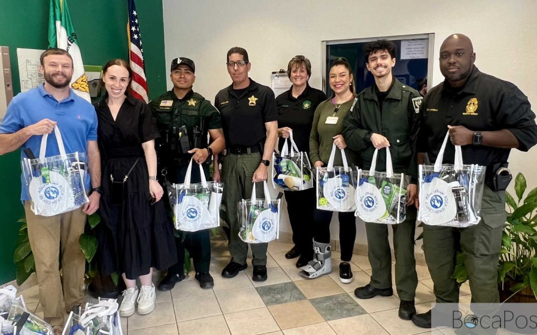Boca Jewish Center Delivers Appreciation Gift Bags To Pbso Deputies As Security Measures Expand For Houses Of Worship