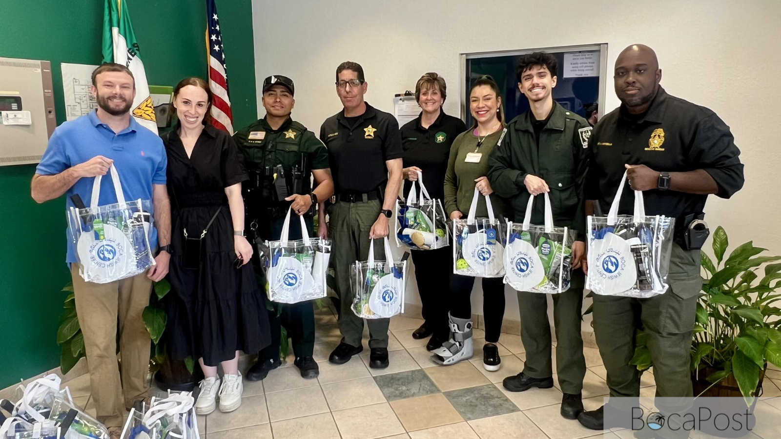 Boca Jewish Center Delivers Appreciation Gift Bags To Pbso Deputies As Security Measures Expand For Houses Of Worship