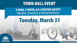 Coral Springs To Hold E-Bike Safety Town Hall After 49 Crashes Since September