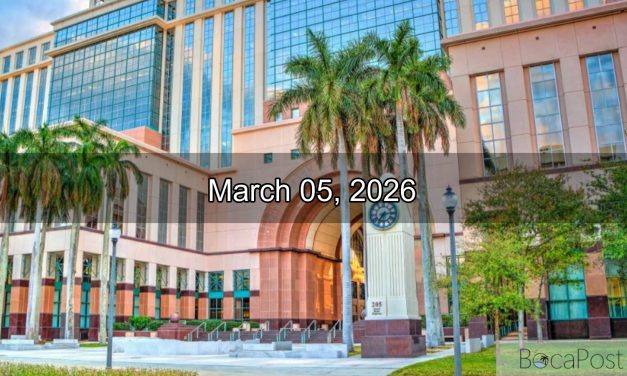 Palm Beach County Civil Filings – March 05, 2026