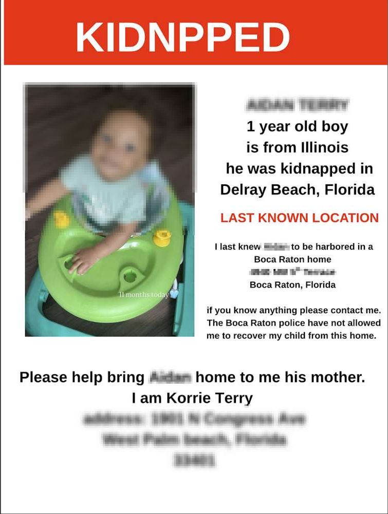 Kidnapped Child Boca Flyer