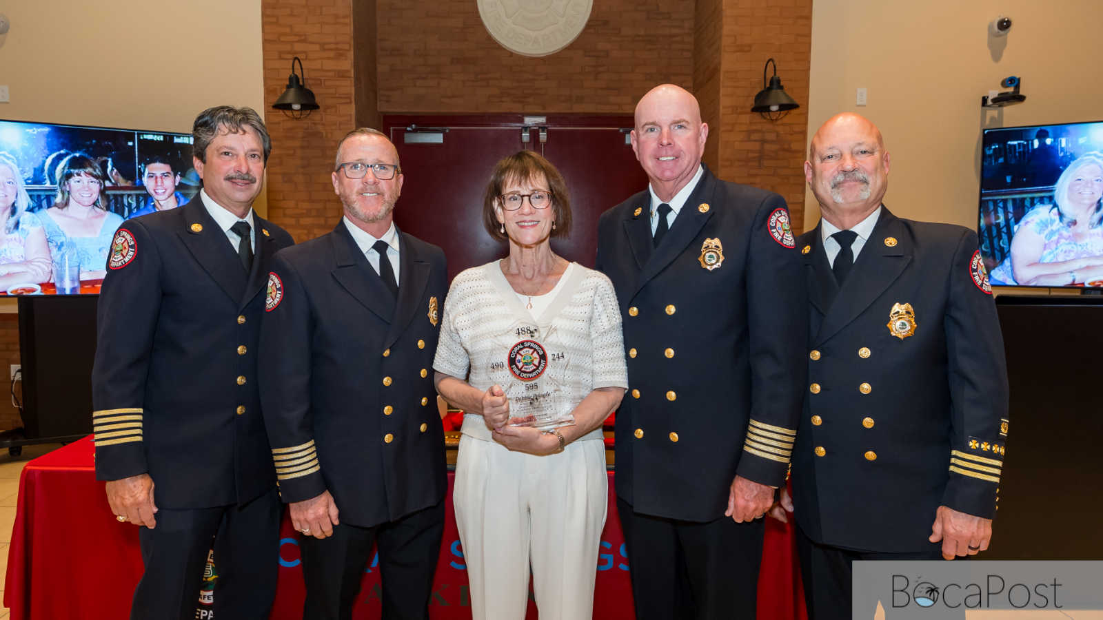 Longtime Coral Springs Fire Department Executive Assistant Debbie Pringle Retires After 25-Year Career