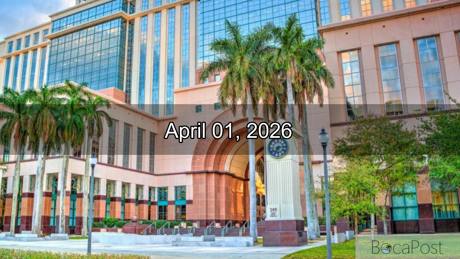 Palm Beach County Civil Filings - April 01, 2026