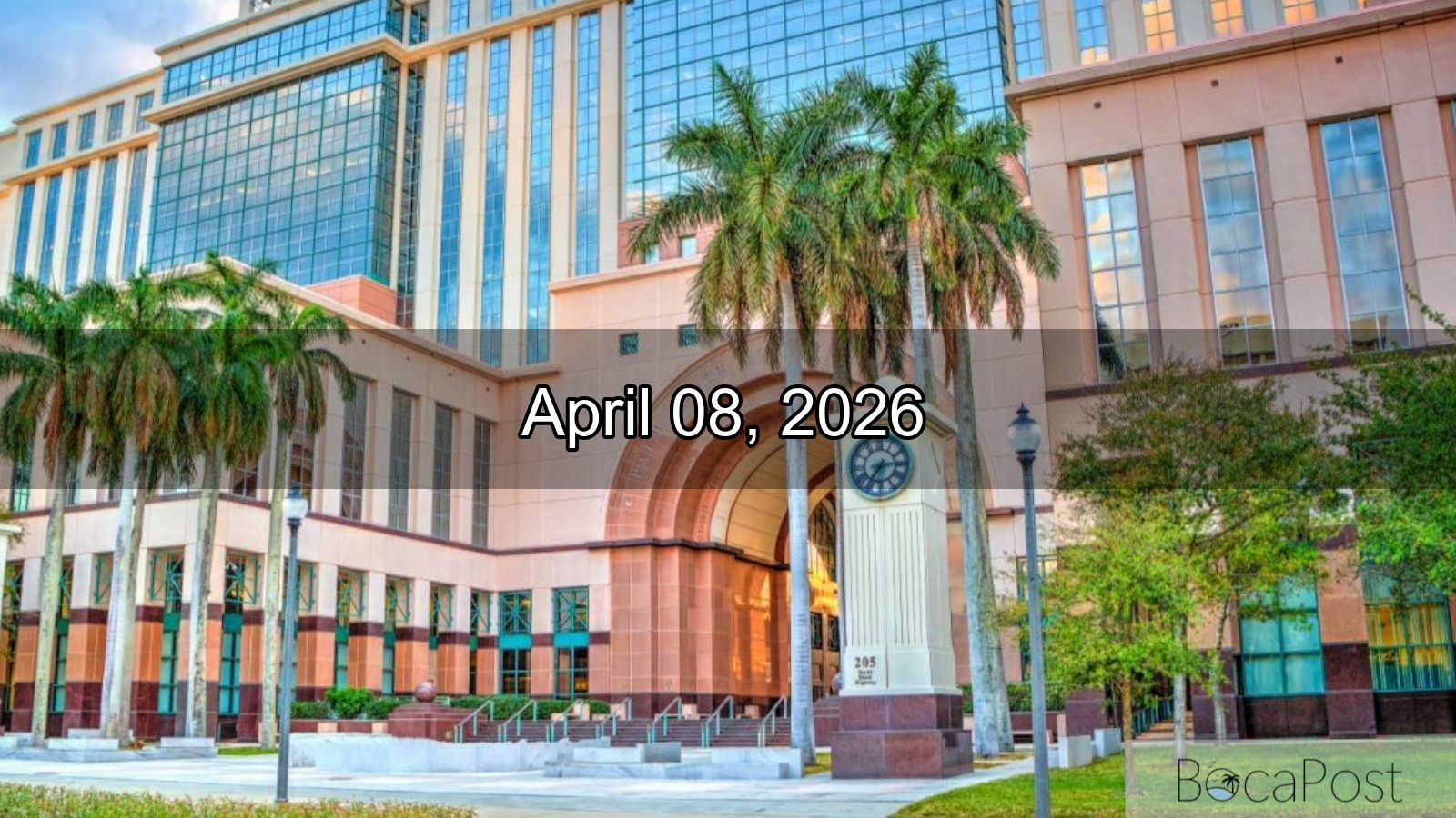 Palm Beach County Civil Filings - April 08, 2026