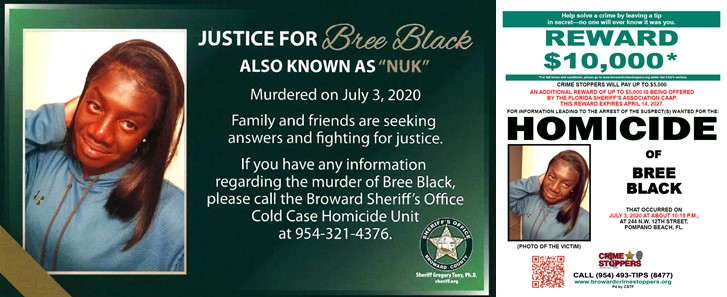 Bso Identifies Person Of Interest In 2020 Pompano Beach Homicide, Seeks Public Tips