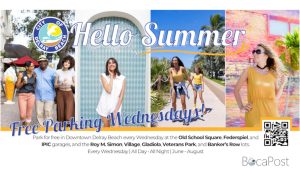 Downtown Delray Beach To Offer Free Parking Every Wednesday This Summer