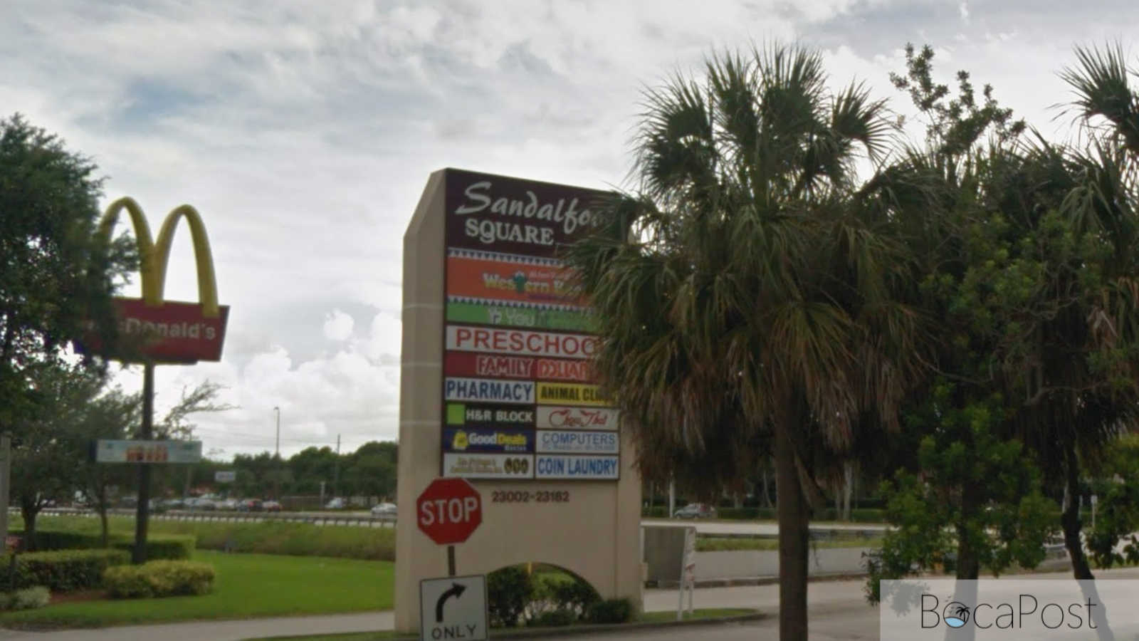 Sandalfoot Square shopping plaza in Boca Raton, Florida