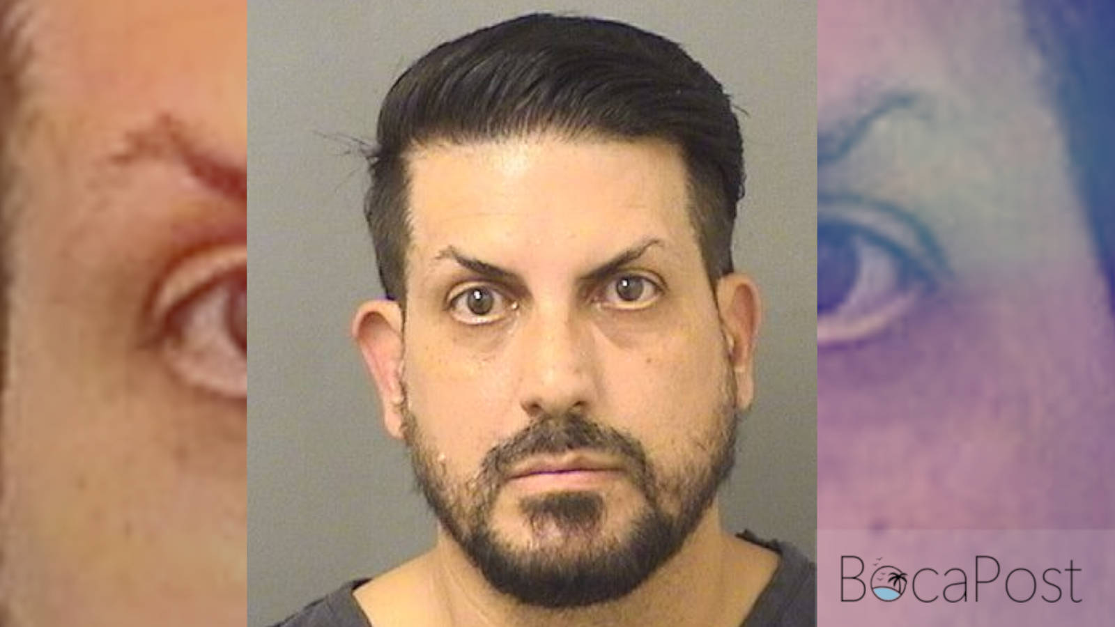 Booking photo of Carlos J. Gonzalez from Palm Beach County jail records.