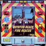 Boynton Beach Fire Rescue Truck.