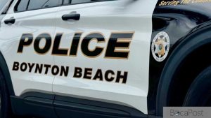 Boynton Beach Police Department News Release Graphic About A Fatal Pedestrian Crash.