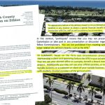 Palm Beach County Commission On Ethics Letter Addressed To Thomas Carney Regarding Voting Conflicts.