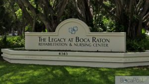 Palm Beach County Court Complaint Naming Legacy At Boca Raton Rehabilitation And Nursing Center In A Wrongful Death Lawsuit.